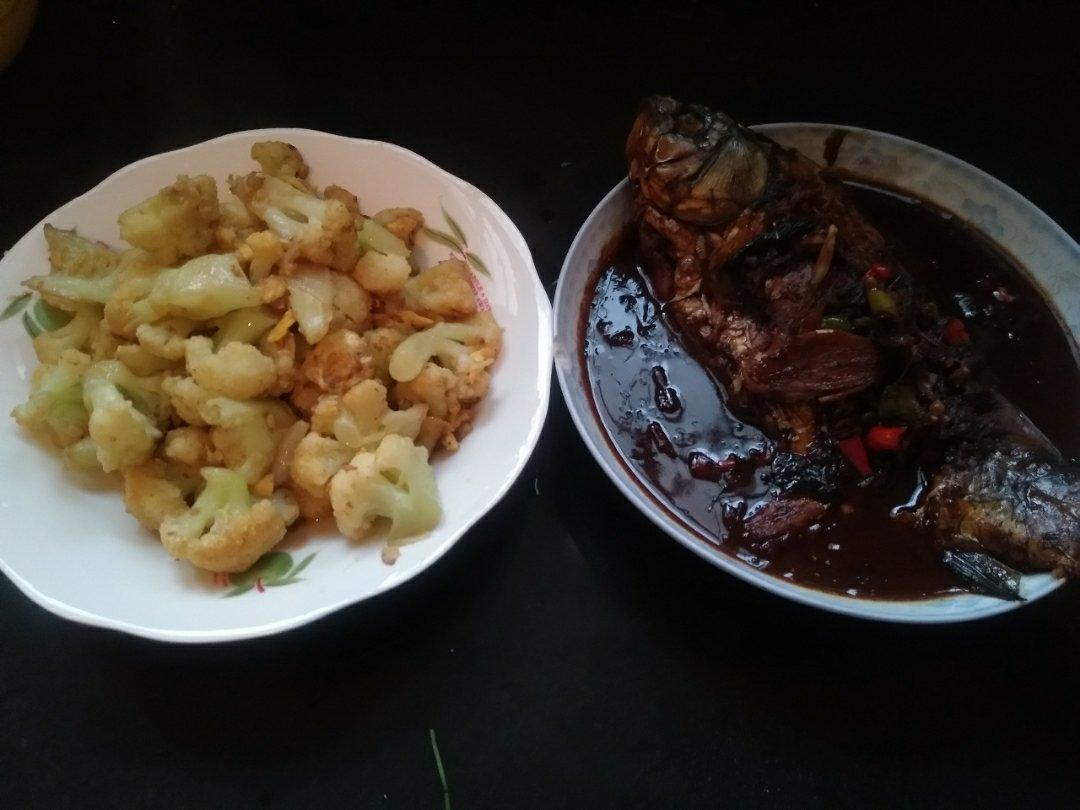 [补血菜谱]花菜炒蛋