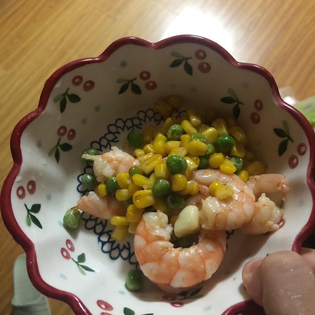 青豆玉米虾仁