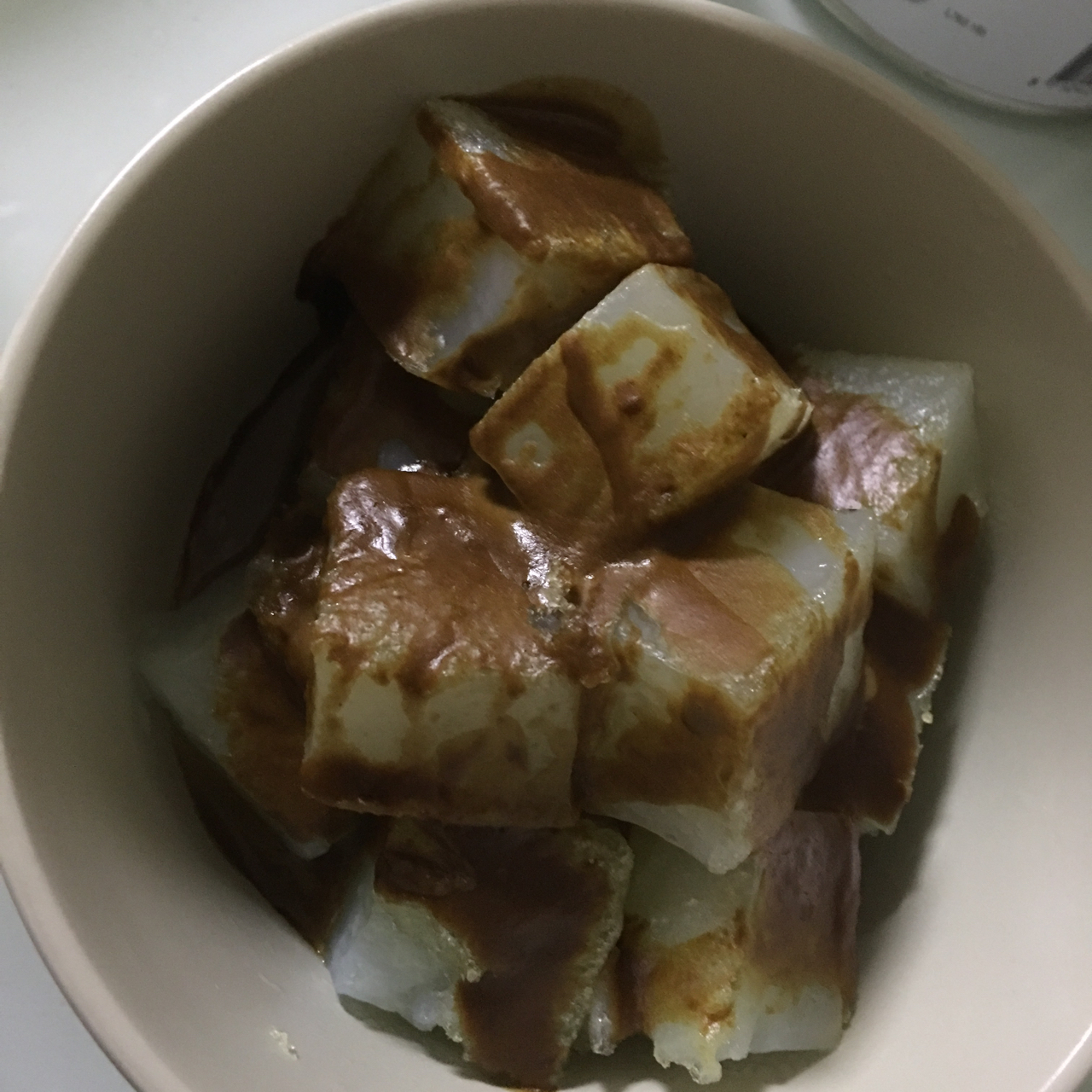 油煎焖子