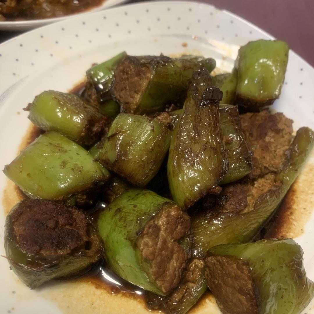 下饭菜肴--青椒酿肉