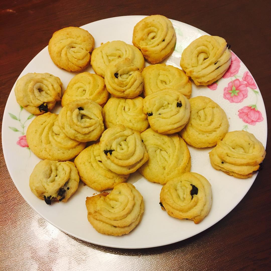 甜脆酥的黄油曲奇饼干
