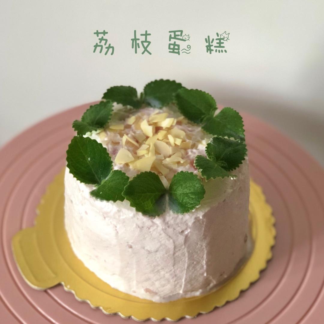 玫瑰荔枝奶油蛋糕