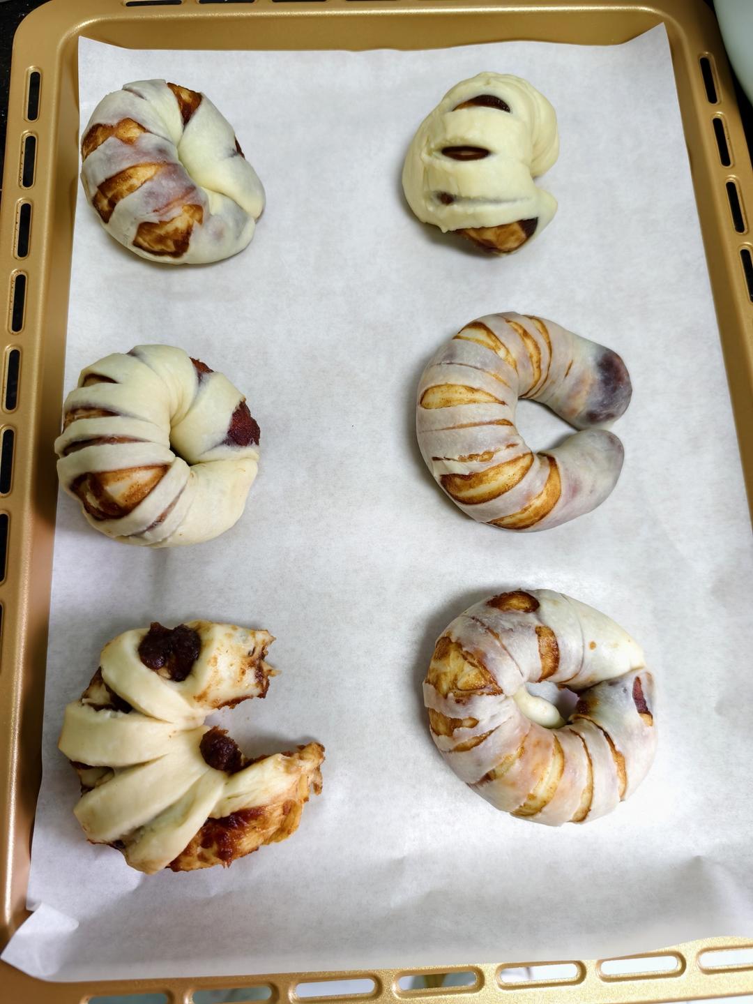 烤箱版豆沙面包