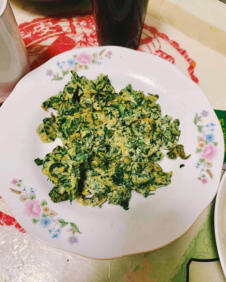 大葱炒鸡蛋