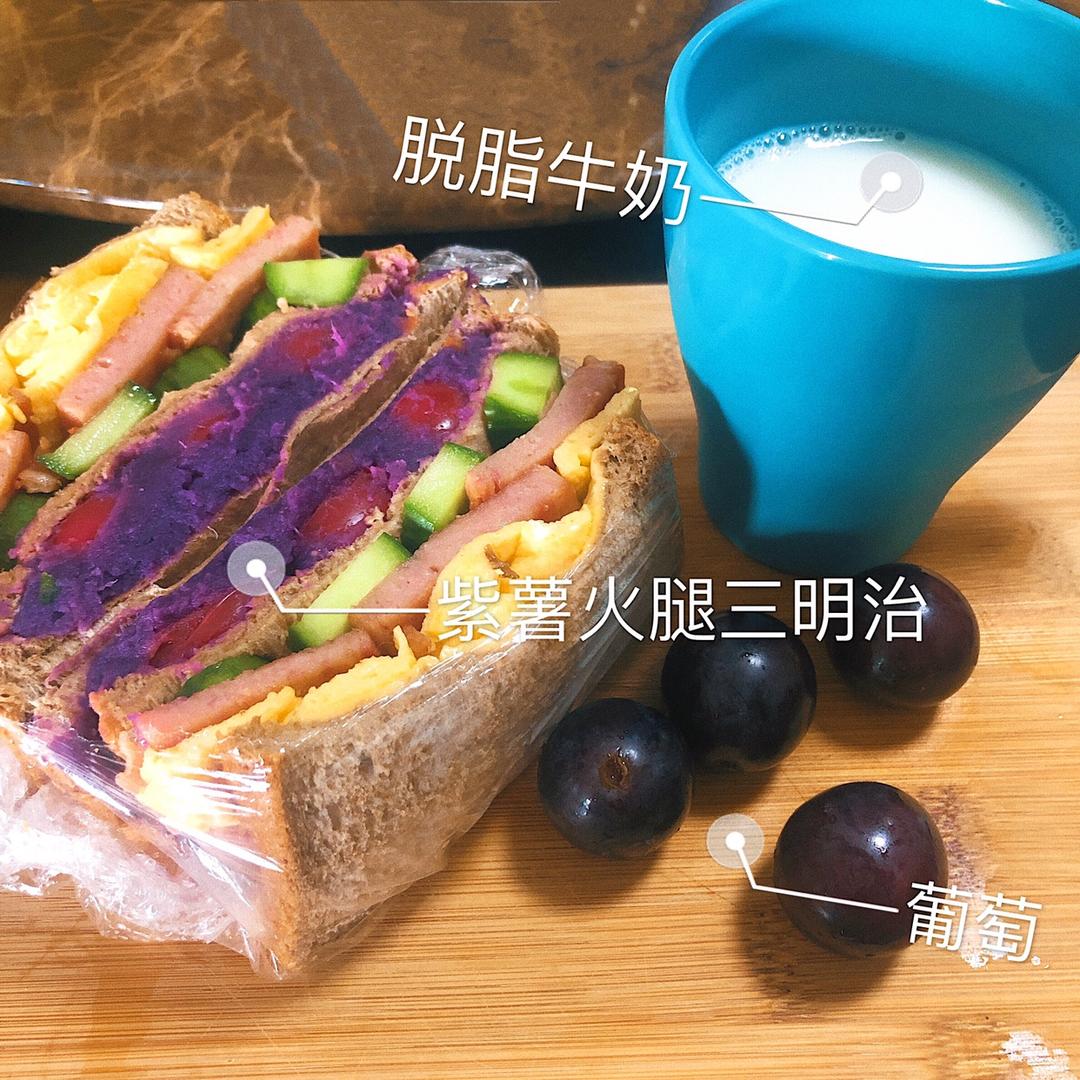 紫薯芋泥/鸡蛋肉松三明治大全🥪