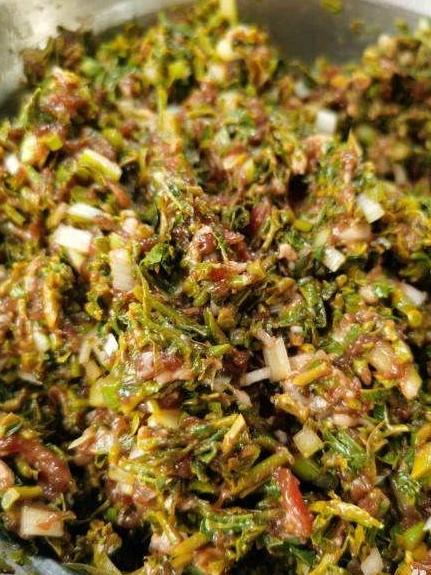 香椿猪肉（包子、饺子馅）的做法