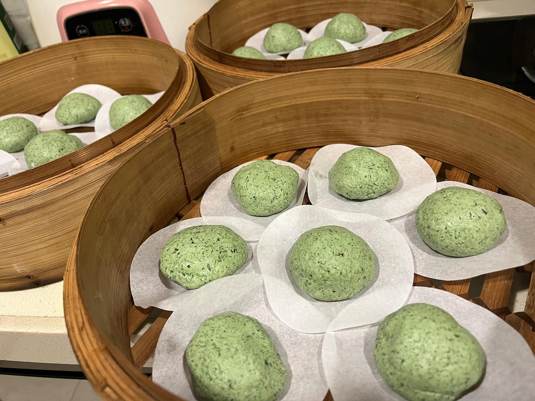 青团（艾草粉版不开裂不塌陷）