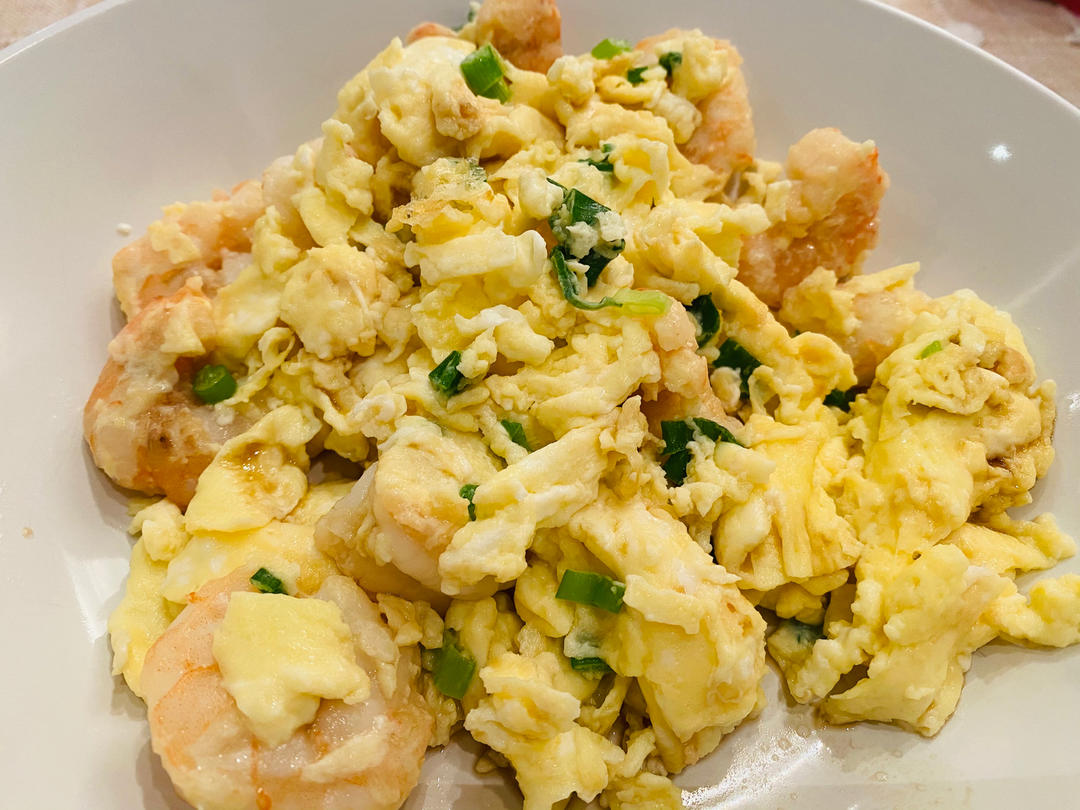 【虾仁滑蛋】超嫩滑，复刻茶餐厅经典