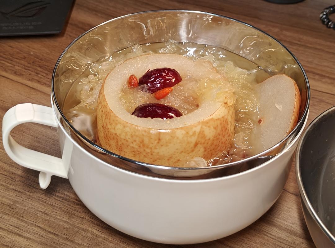 润肺止咳！秋冬季必备～空气炸锅之烤梨