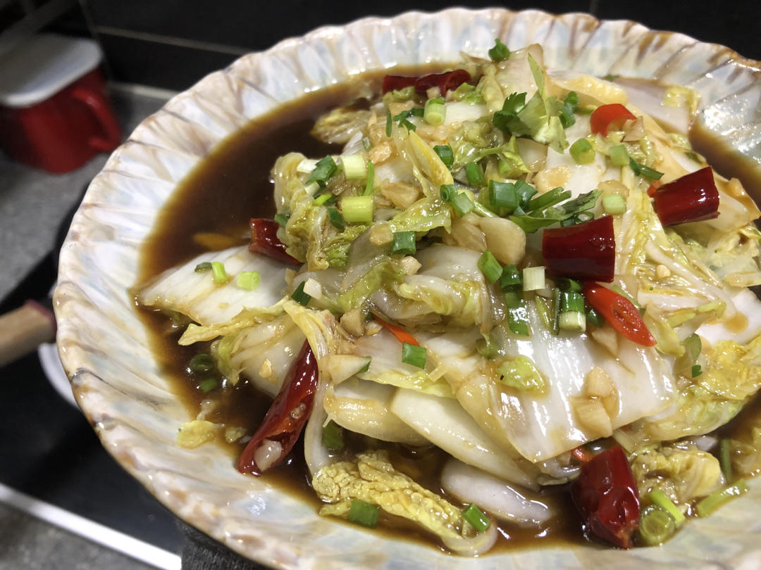5分钟快手菜❗️巨下饭的酸辣娃娃菜，酸辣开胃❗️