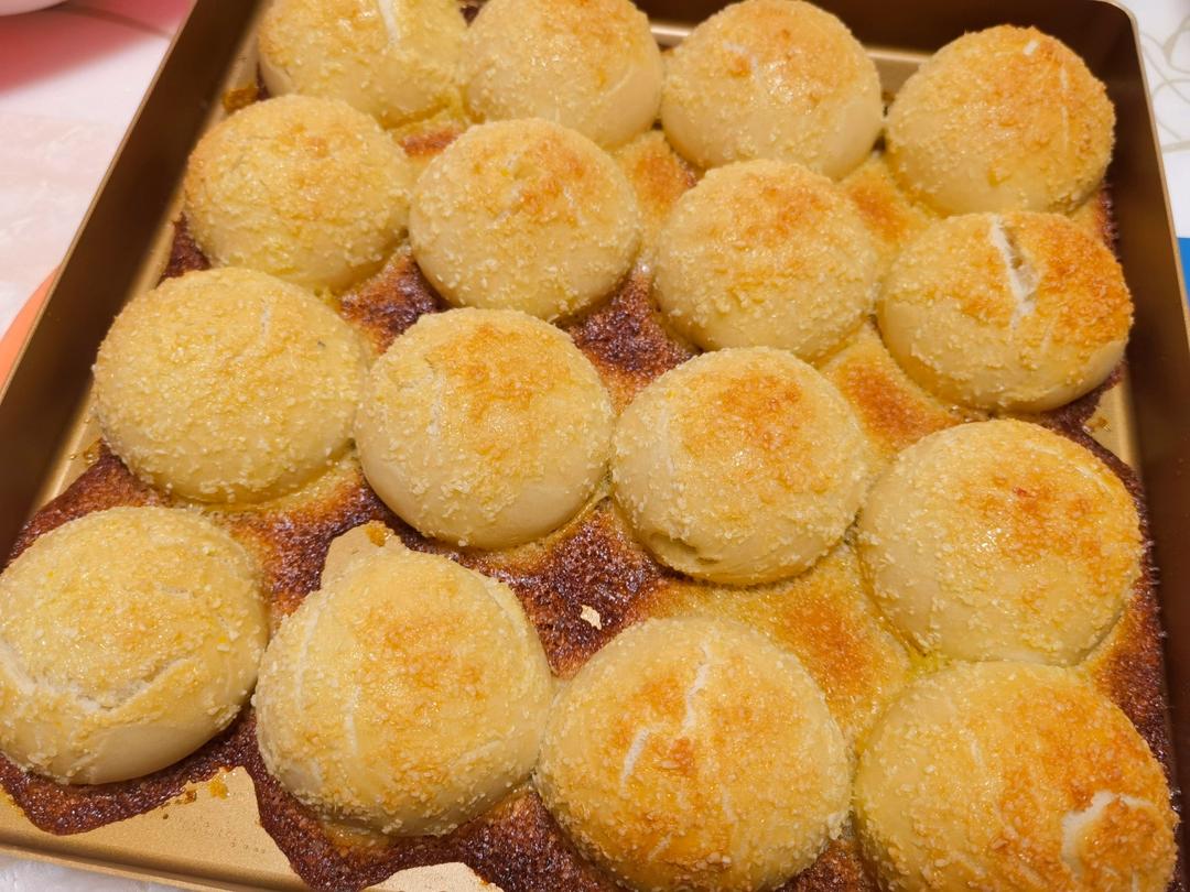 椰蓉餐包（一次发酵，玉米油版，或黄油）