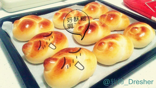 黄油面包卷
