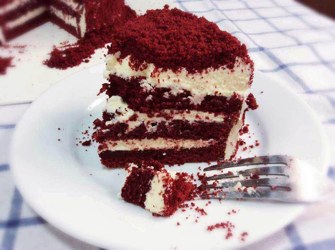 6寸红丝绒蛋糕（美国传统配方）
