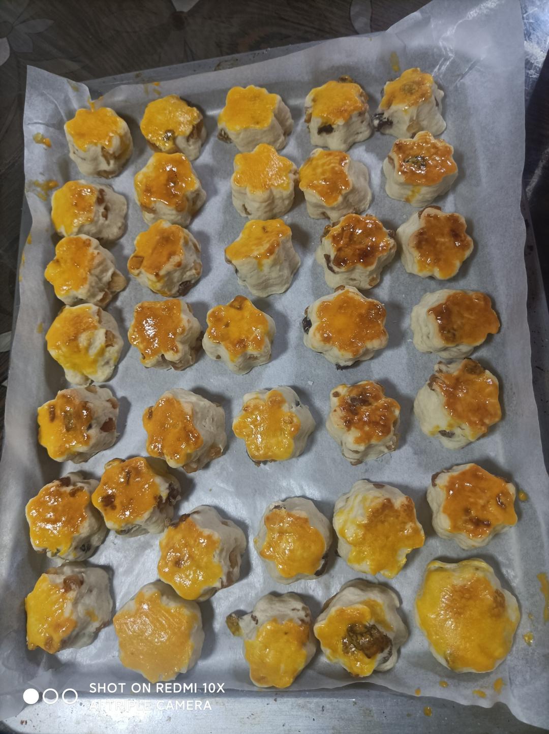消耗淡奶油的司康