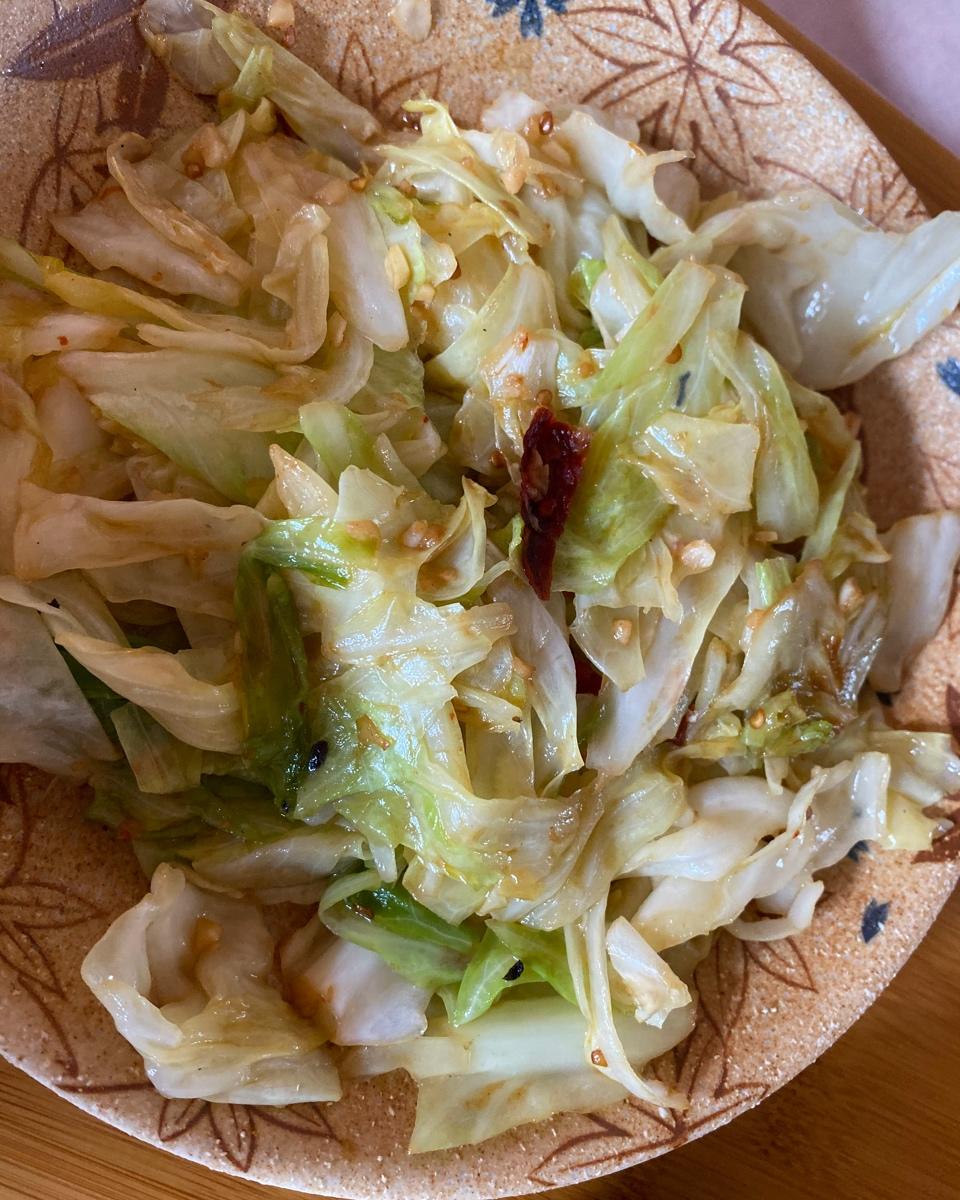 在家炒出街头小馆风味的炝炒圆白菜