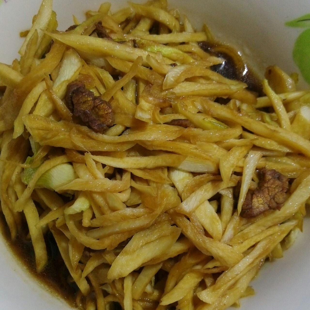 茭白肉丝