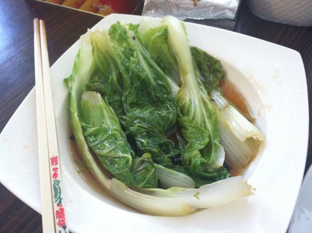 响油白菜