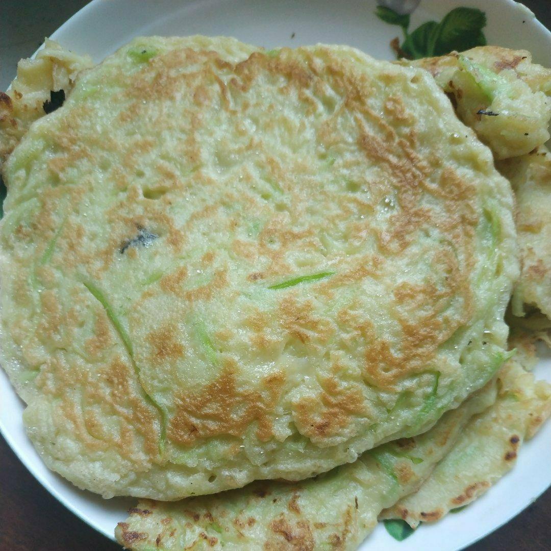 西葫芦鸡蛋饼（快手早餐）糊塌子
