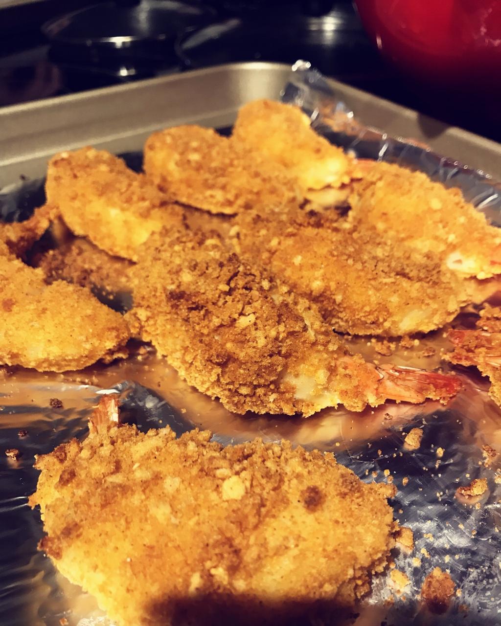 樱桃子~做的鲜虾可乐饼