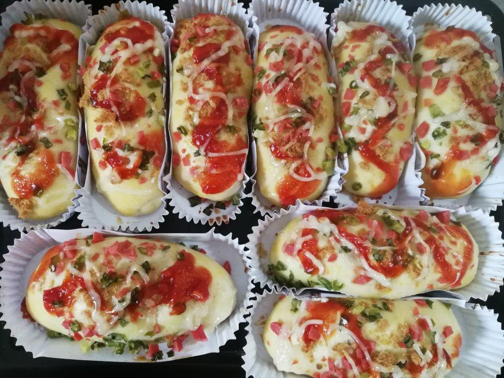 香葱火腿肉松面包