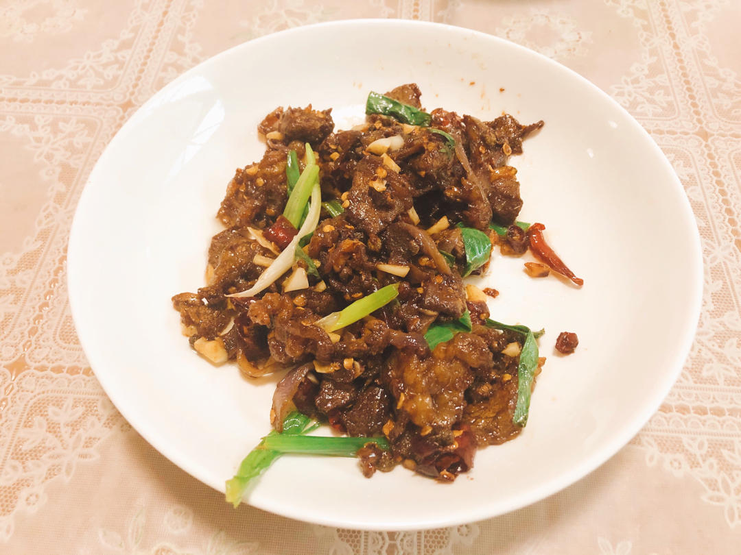 十八秒生爆牛肉