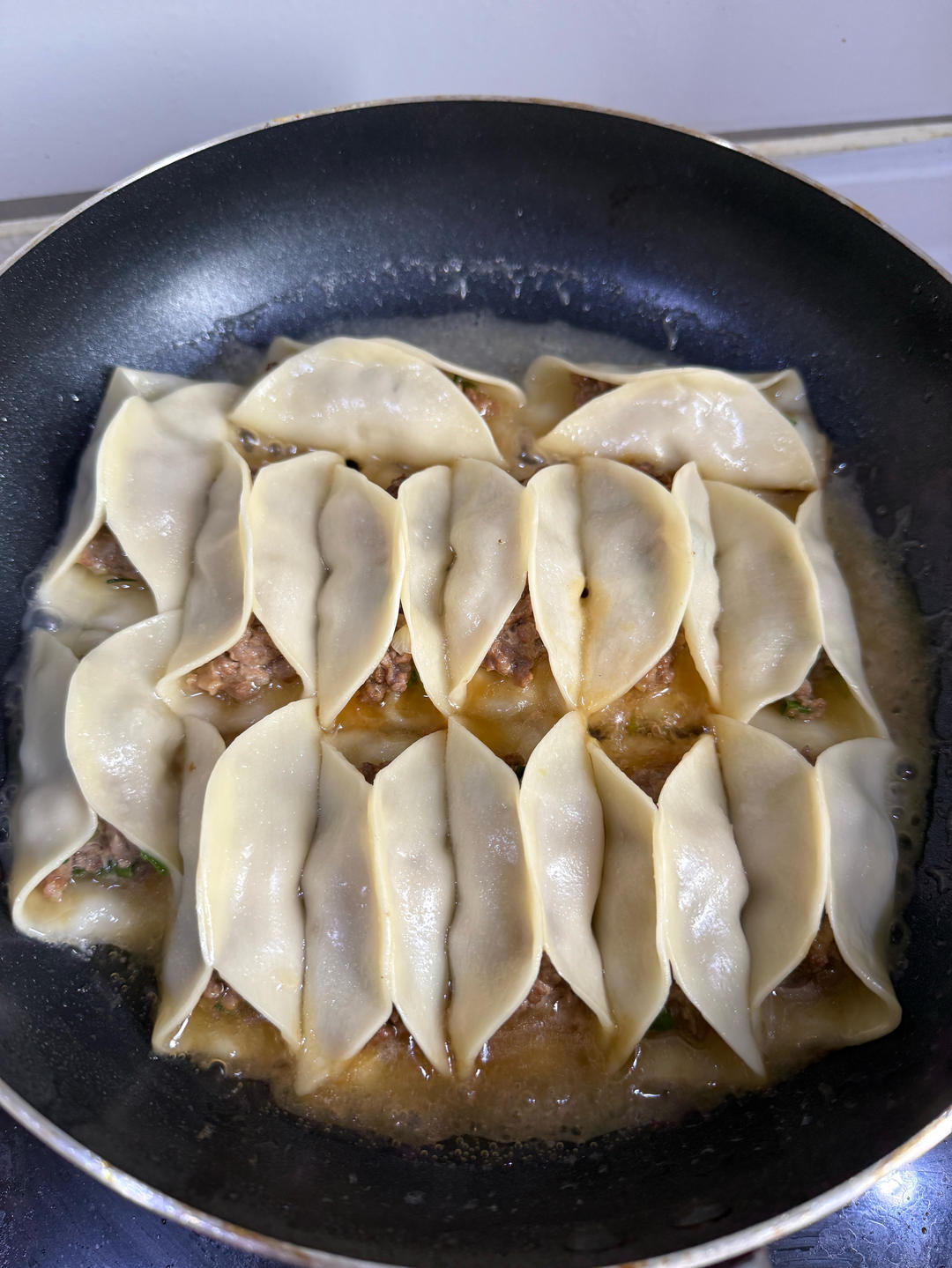 懒人锅贴 不用和面 做法真的超简单！！