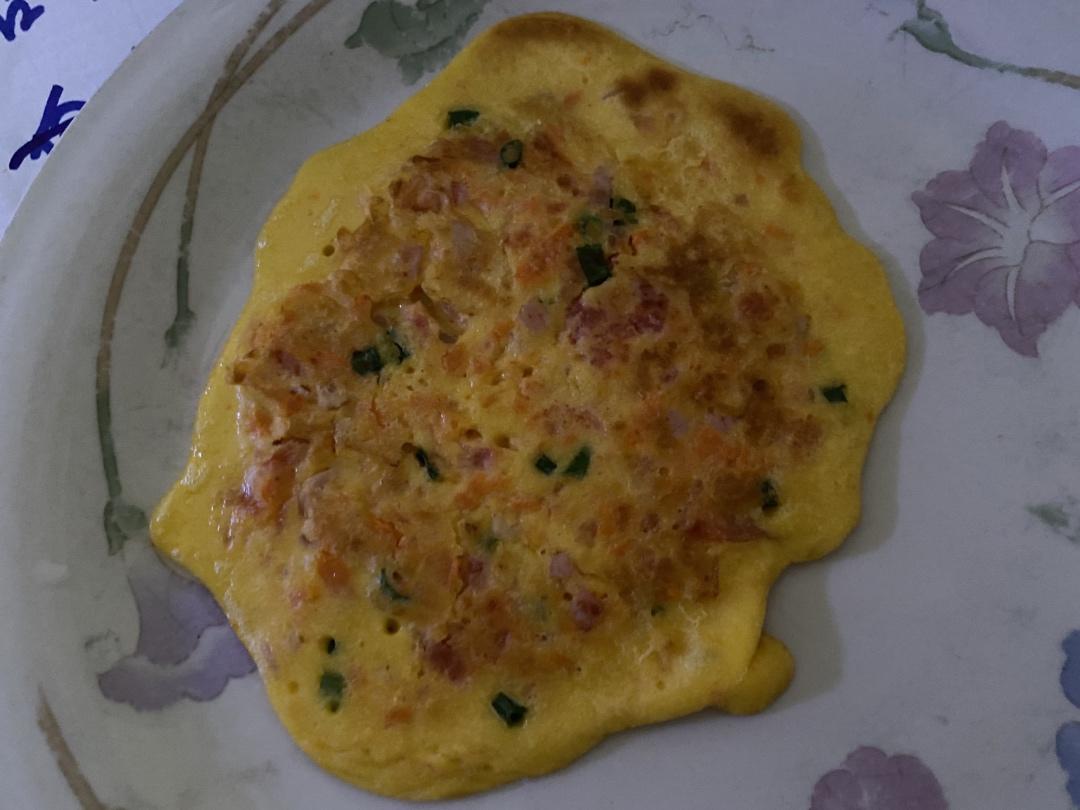 健康快手早餐蔬菜鸡蛋饼