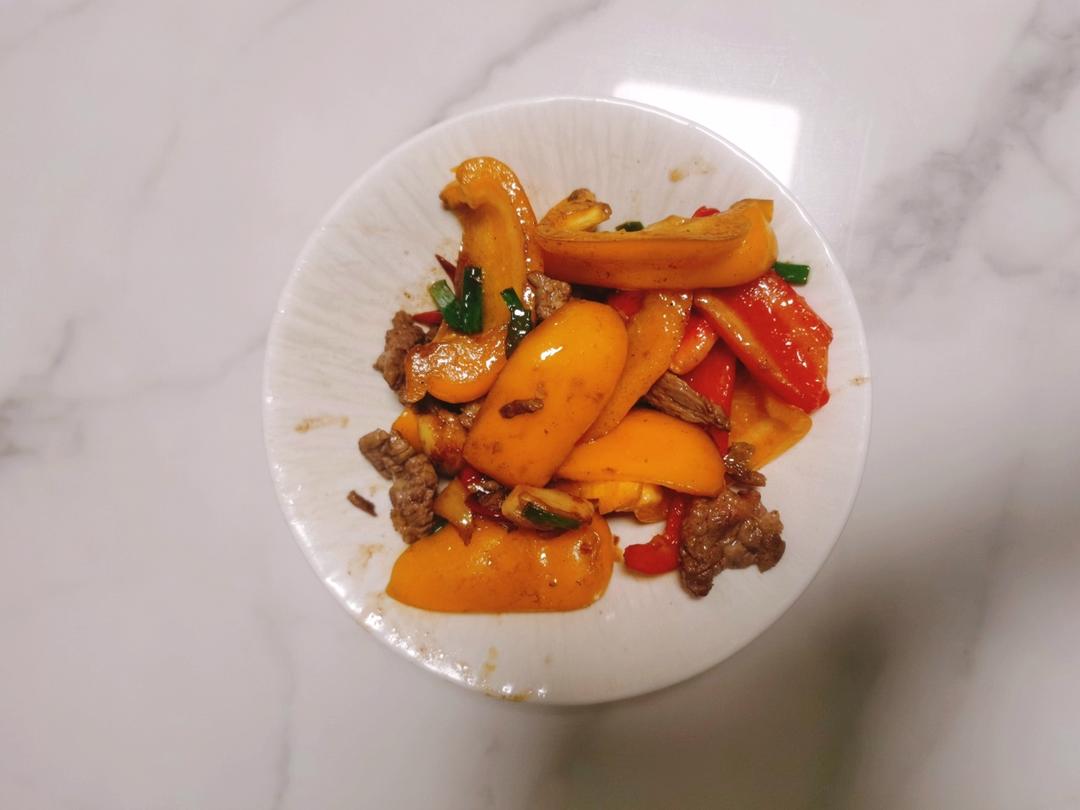 甜椒炒牛肉