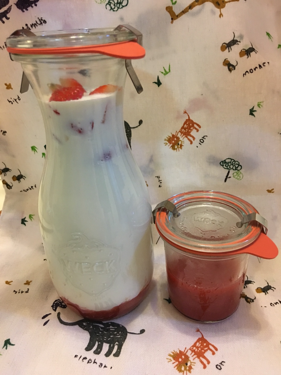 夏日网红草莓牛奶/芒果牛奶（含视频）