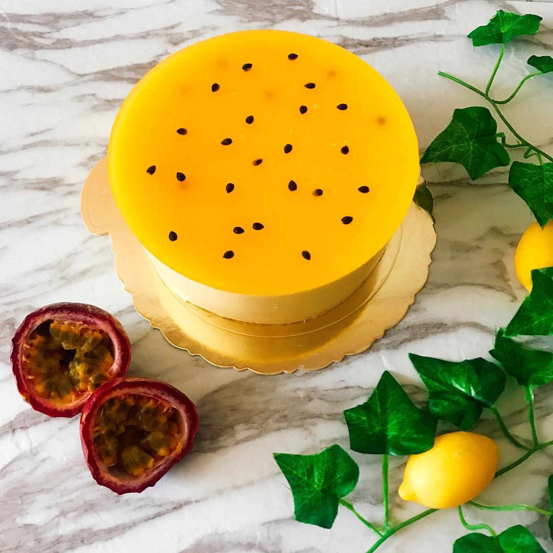 海龙女3hgw做的百香果慕斯