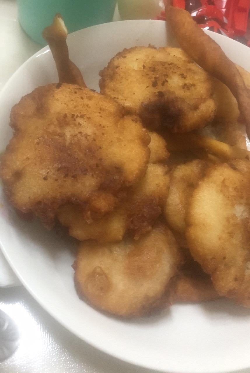 红豆沙炸糕