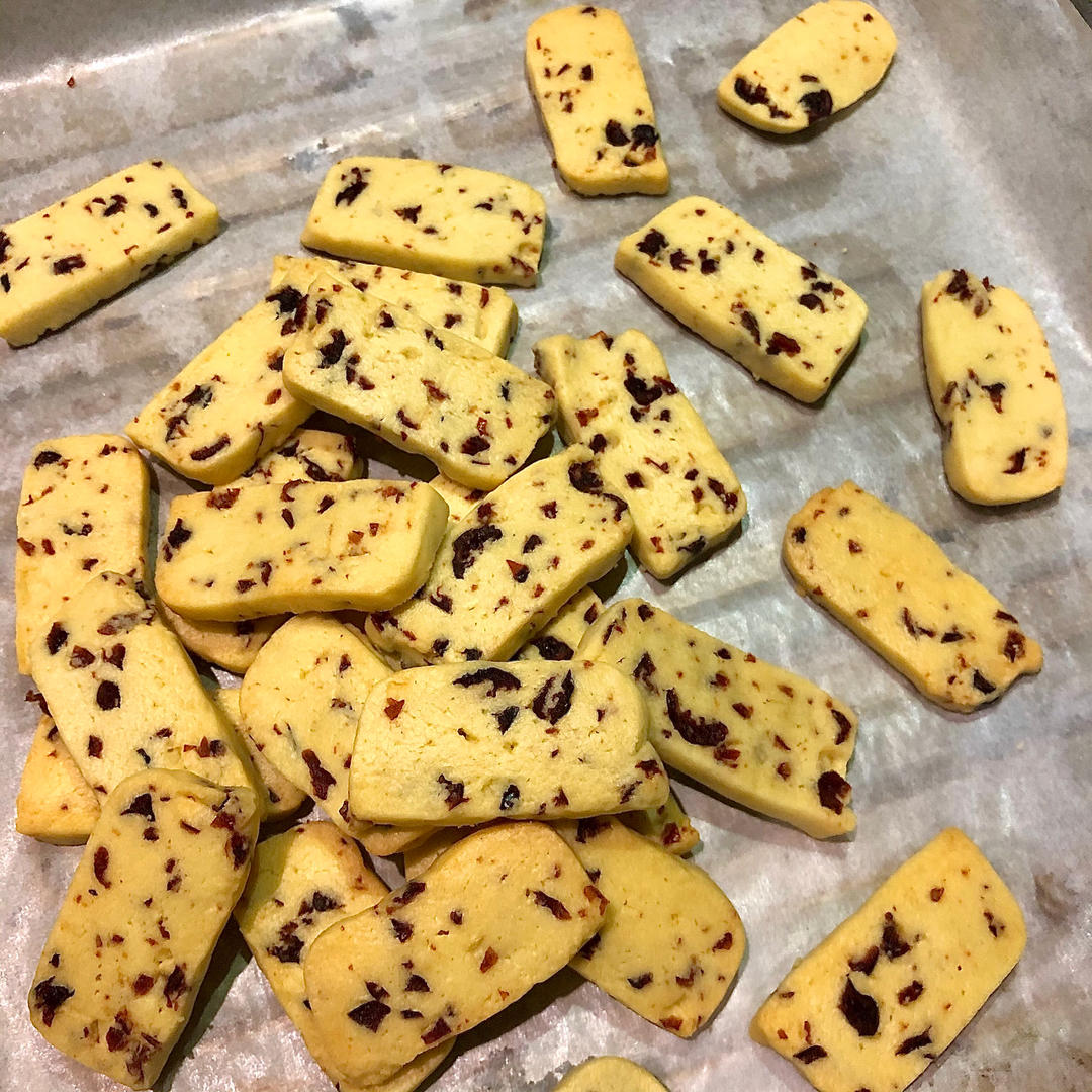 低糖少油版蔓越莓饼干