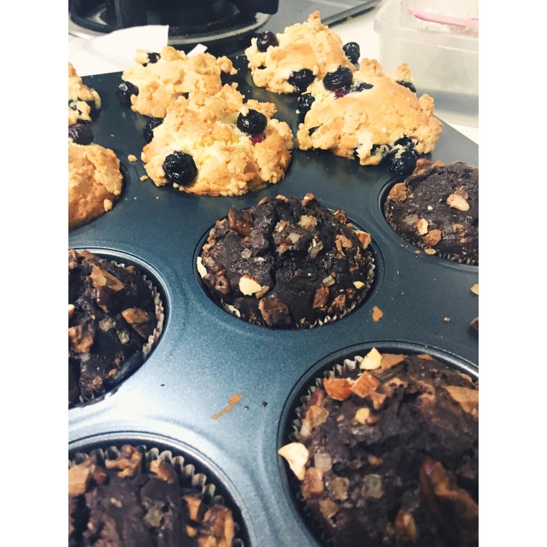 浓情巧克力摩卡马芬<Chocolate Espresso Muffins>