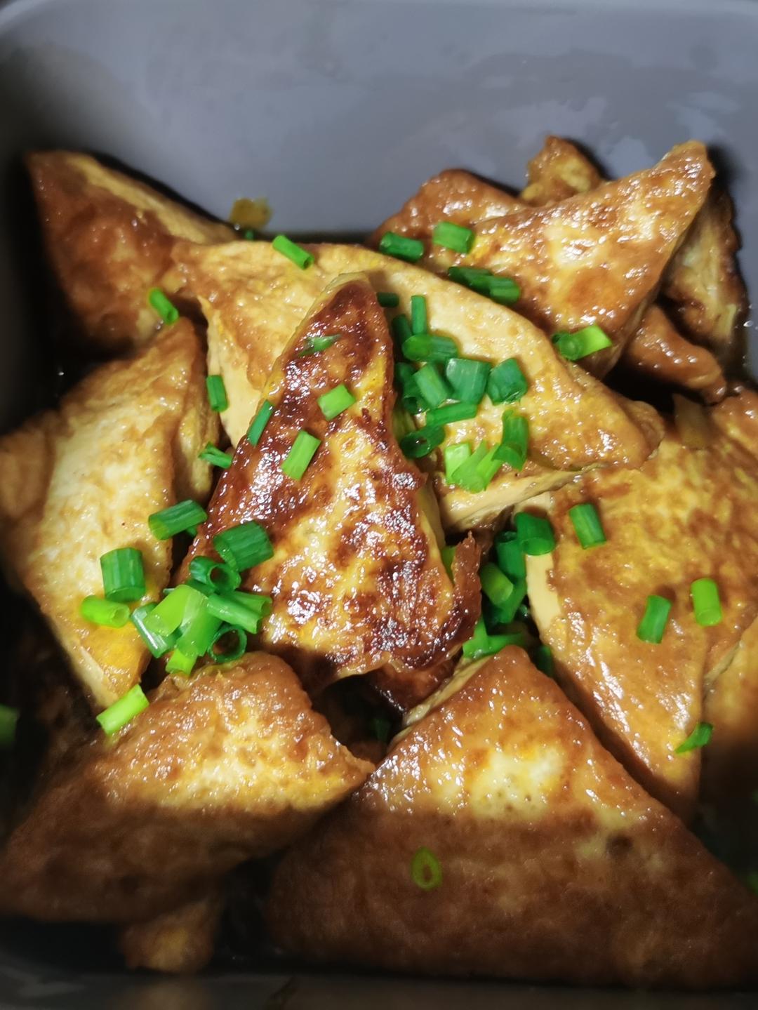 焖煎豆腐