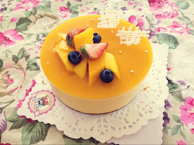 芒果芝士蛋糕