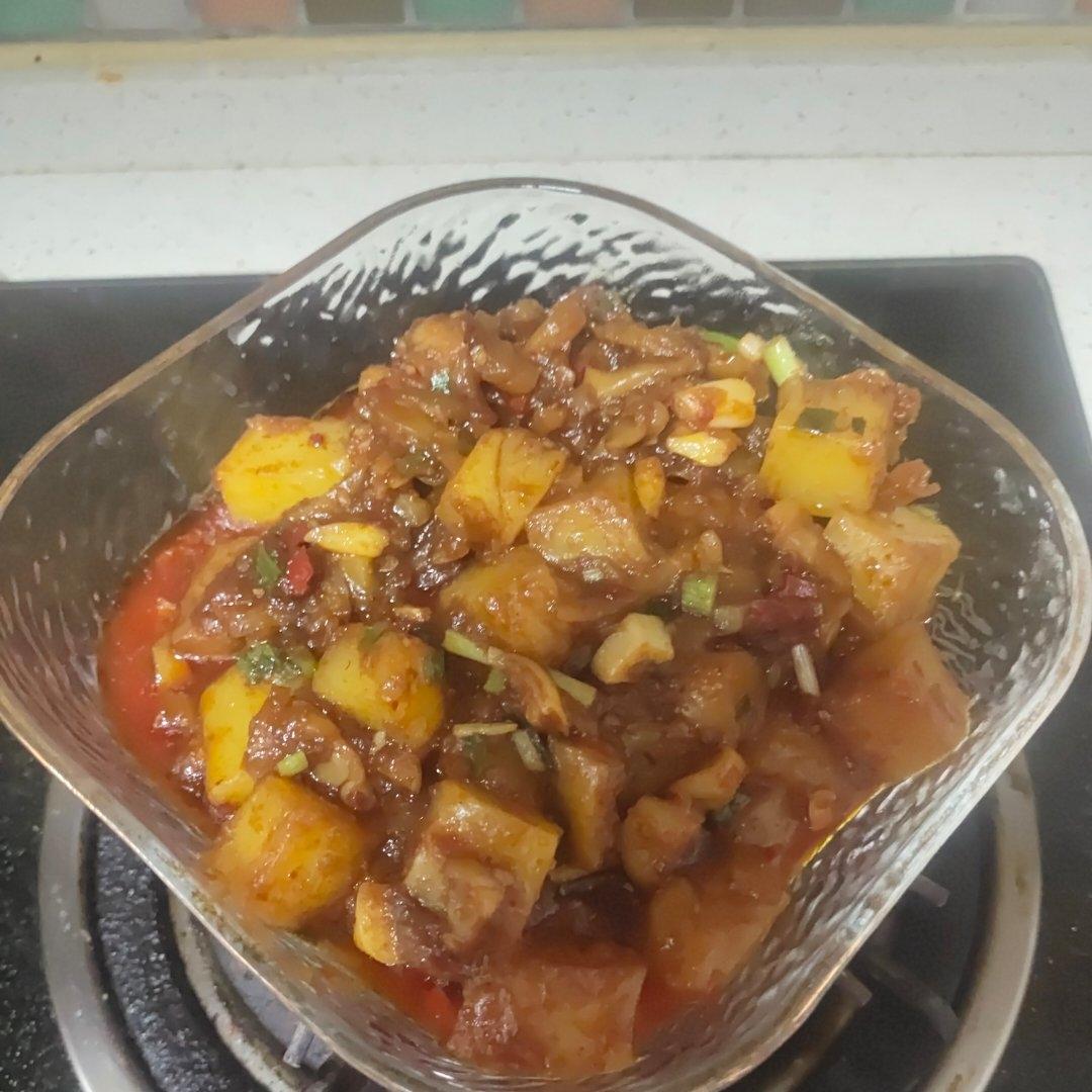 湖南口味红烧米豆腐