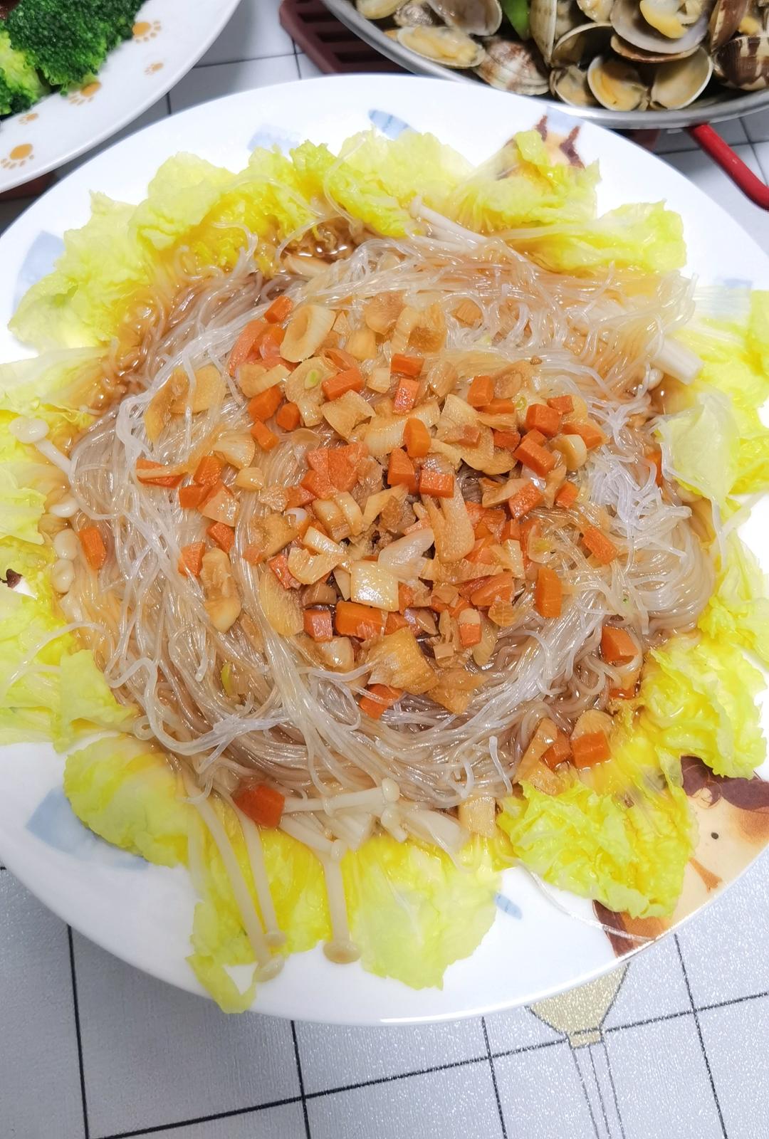 蒜蓉粉丝娃娃菜