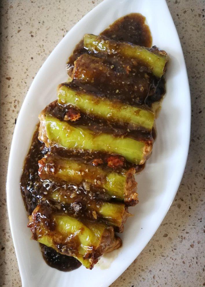 虎皮尖椒酿肉