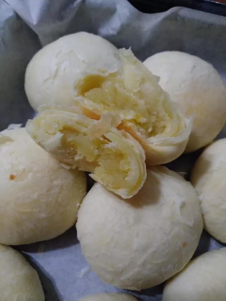 酥皮绿豆饼   酥得掉渣渣