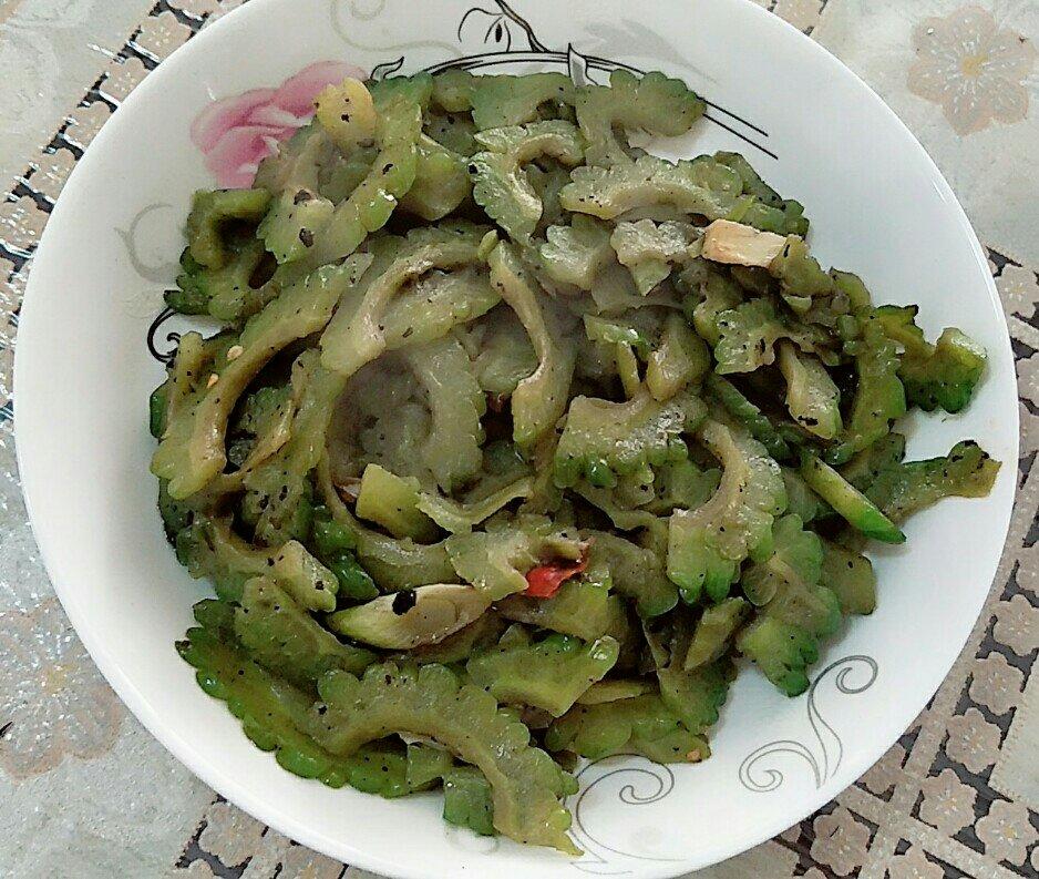 清炒苦瓜