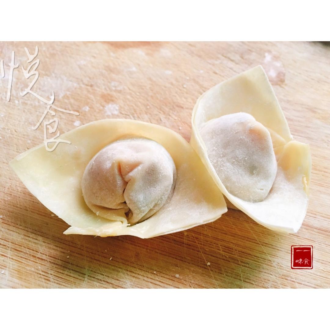 元宝馄饨的包法