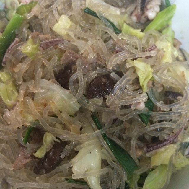 苞菜炒粉丝