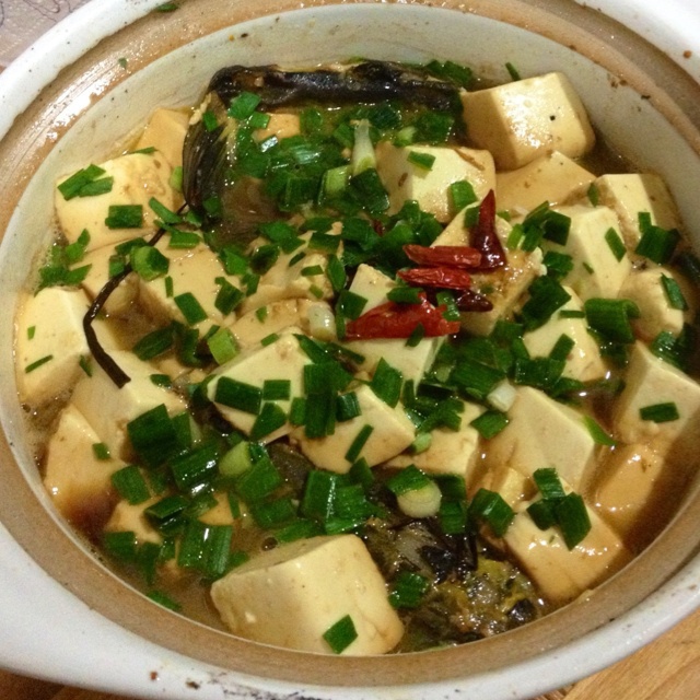 昂刺鱼炖豆腐