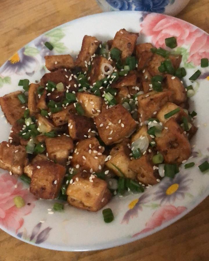 外坚内嫩的锅塌豆腐其实并不难（家常版）