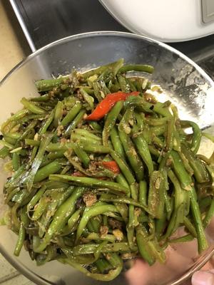 肉末炒四季豆丝的做法 步骤6