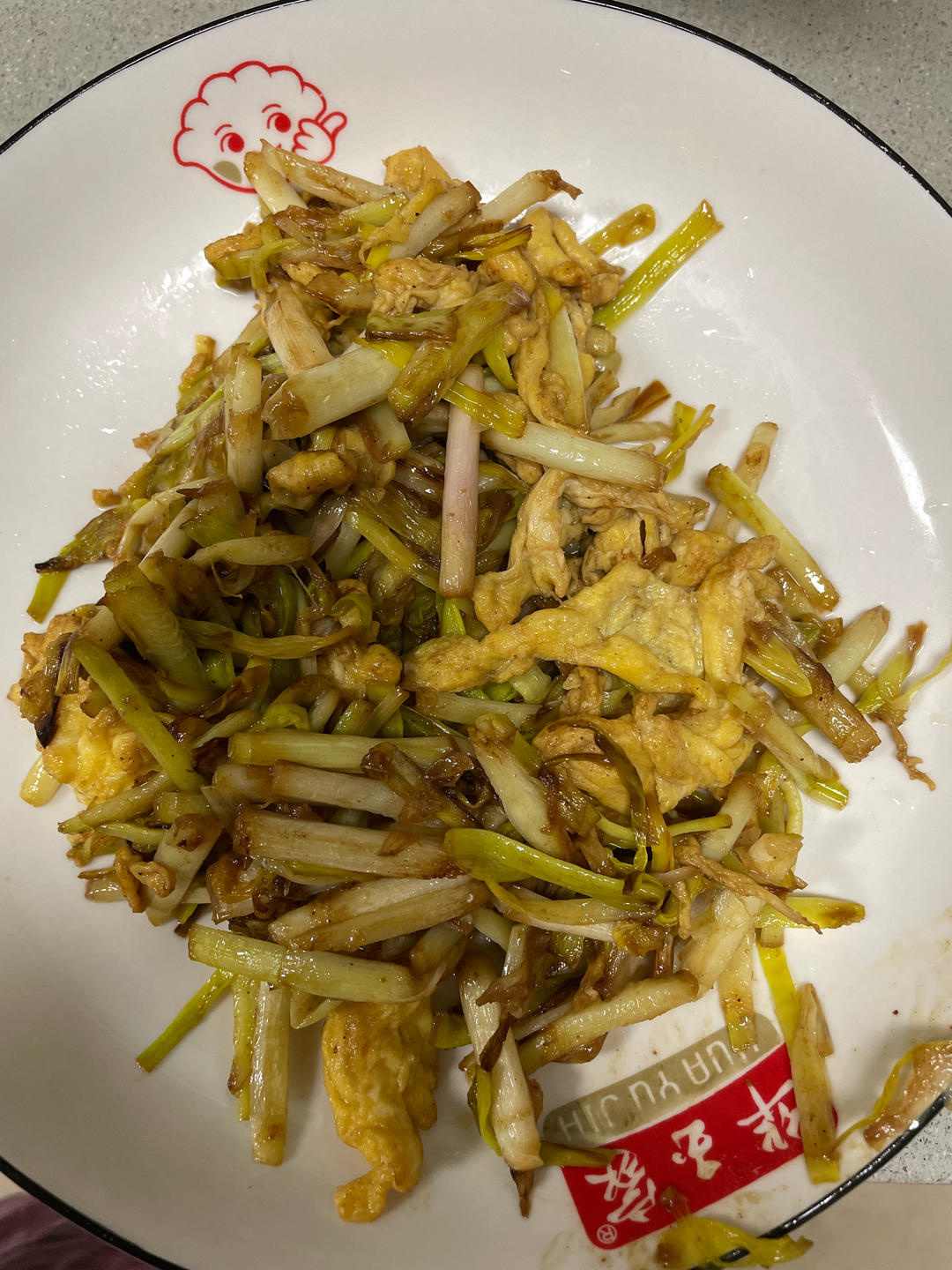 蒜黄炒鸡蛋
