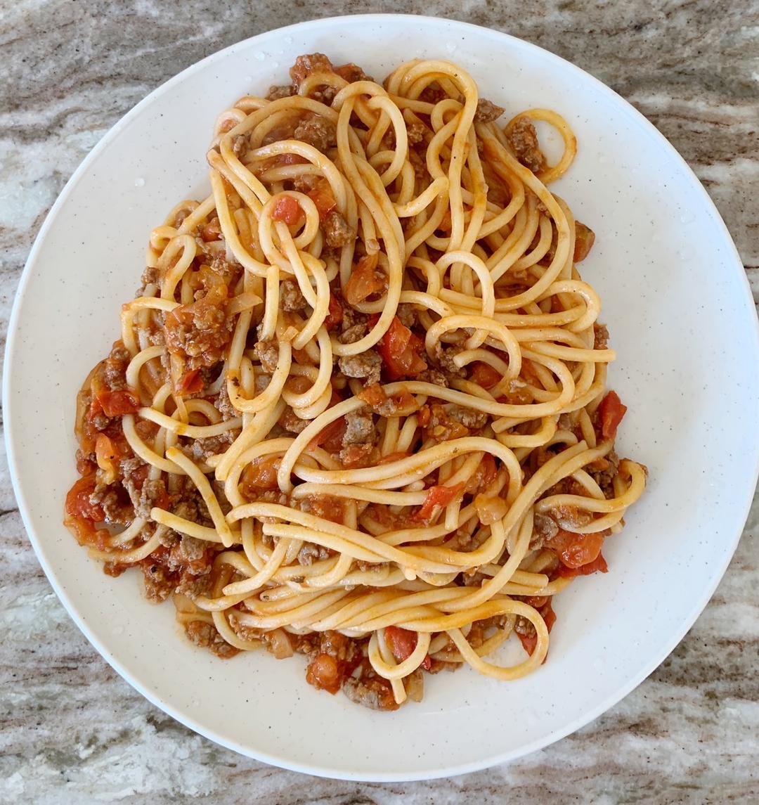 番茄肉酱意大利面