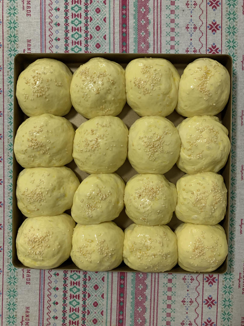 奶黄小餐包-一次发酵超好吃（附快手奶黄馅制作方法）