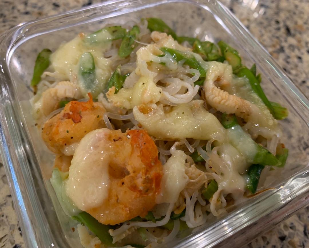 蒜香老虎虾意大利面