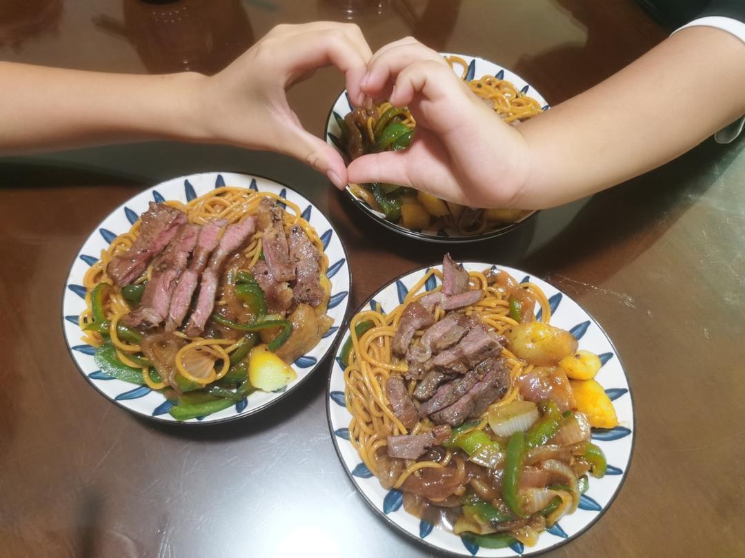 比餐厅好吃的黑椒牛柳意面🍝零失败简单教程
